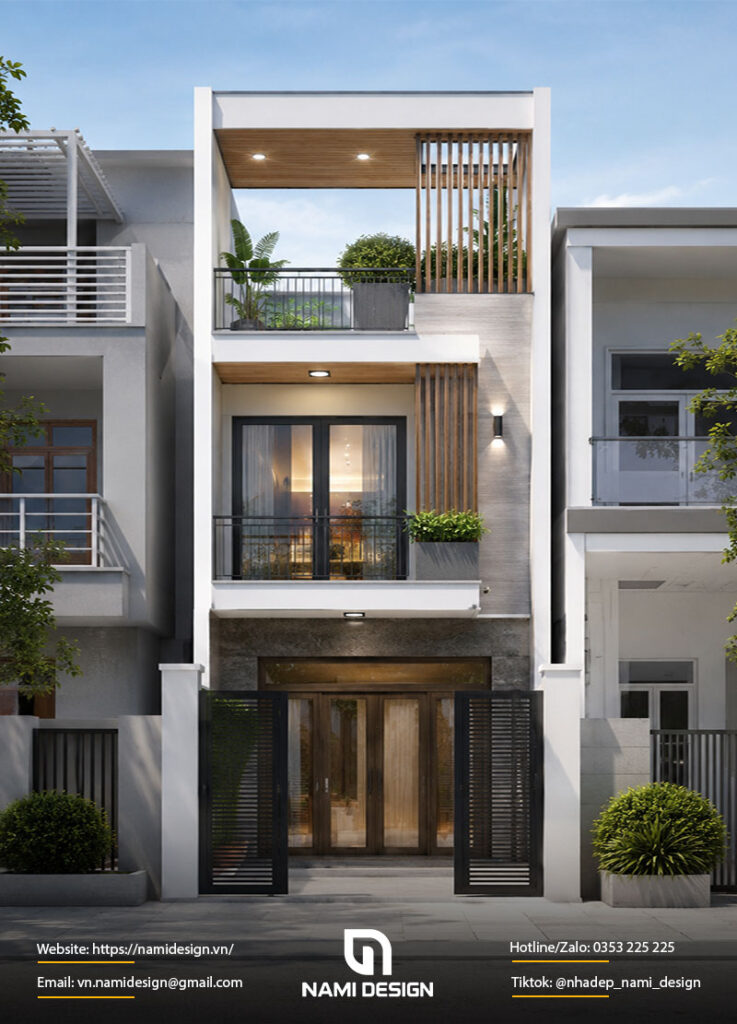 Mẫu nhà 35m2 3 tầng