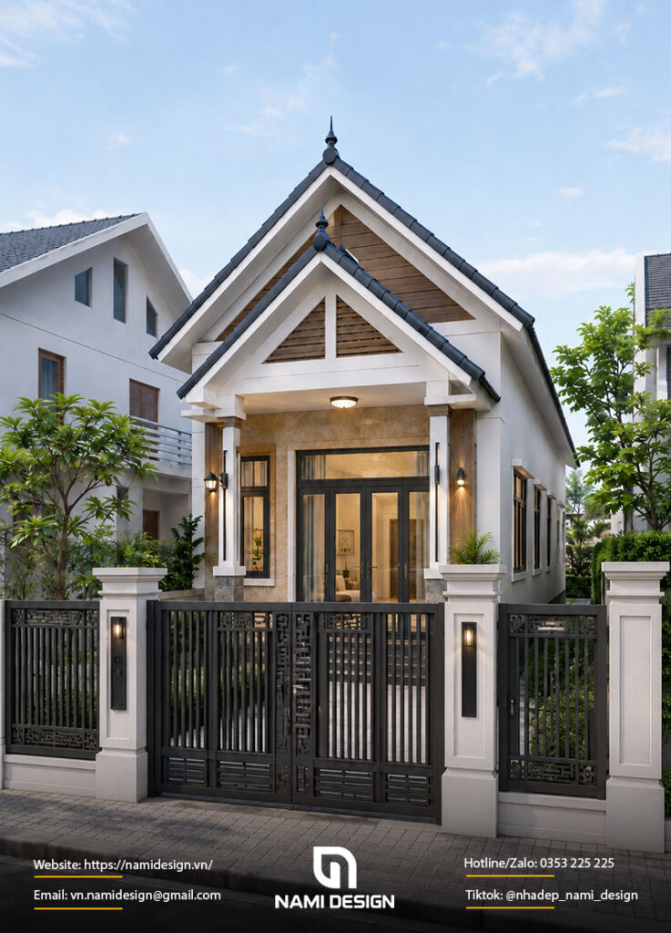 Mẫu nhà 4x10m 1 tầng