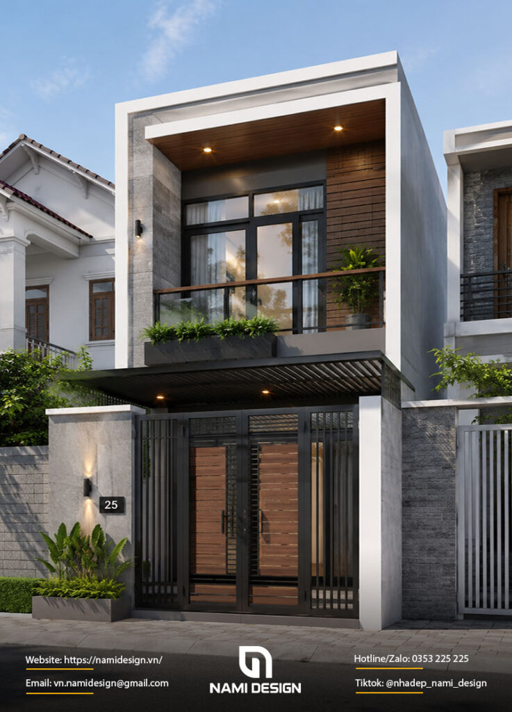 Mẫu nhà 4x10m 1 trệt 1 lầu