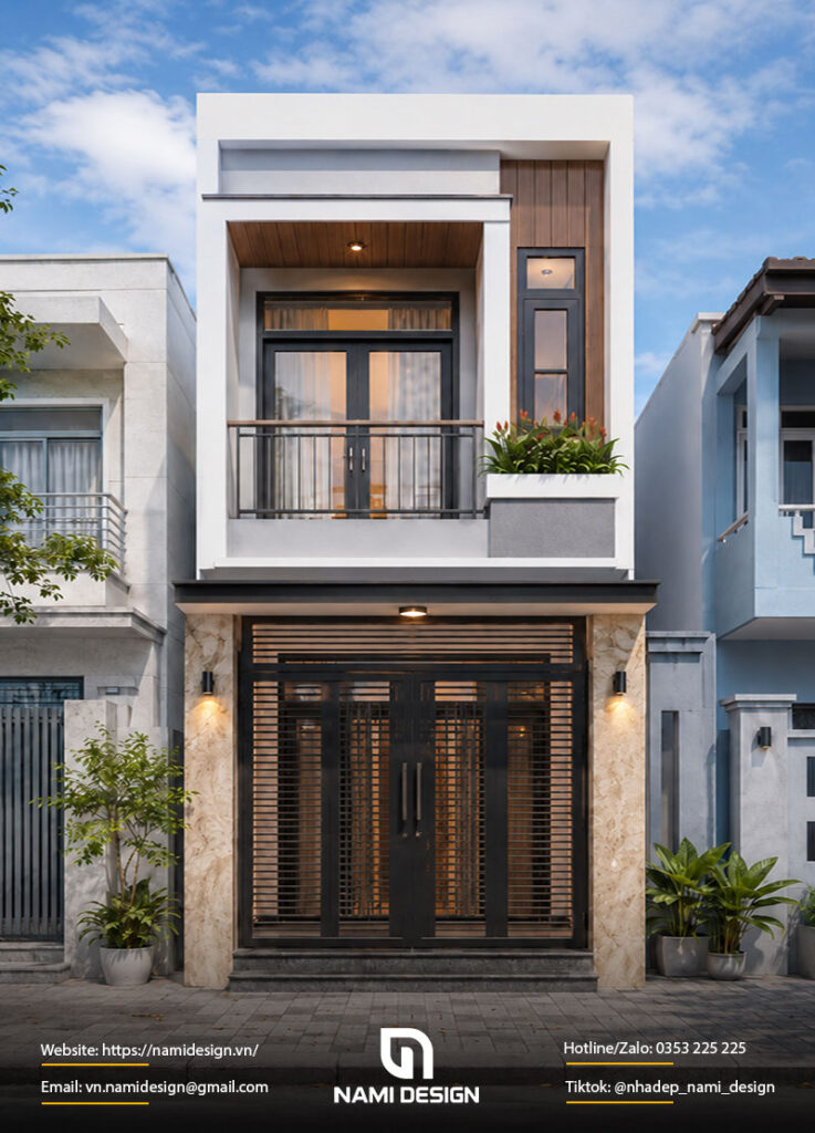 Mẫu nhà 4x10m 2 tầng