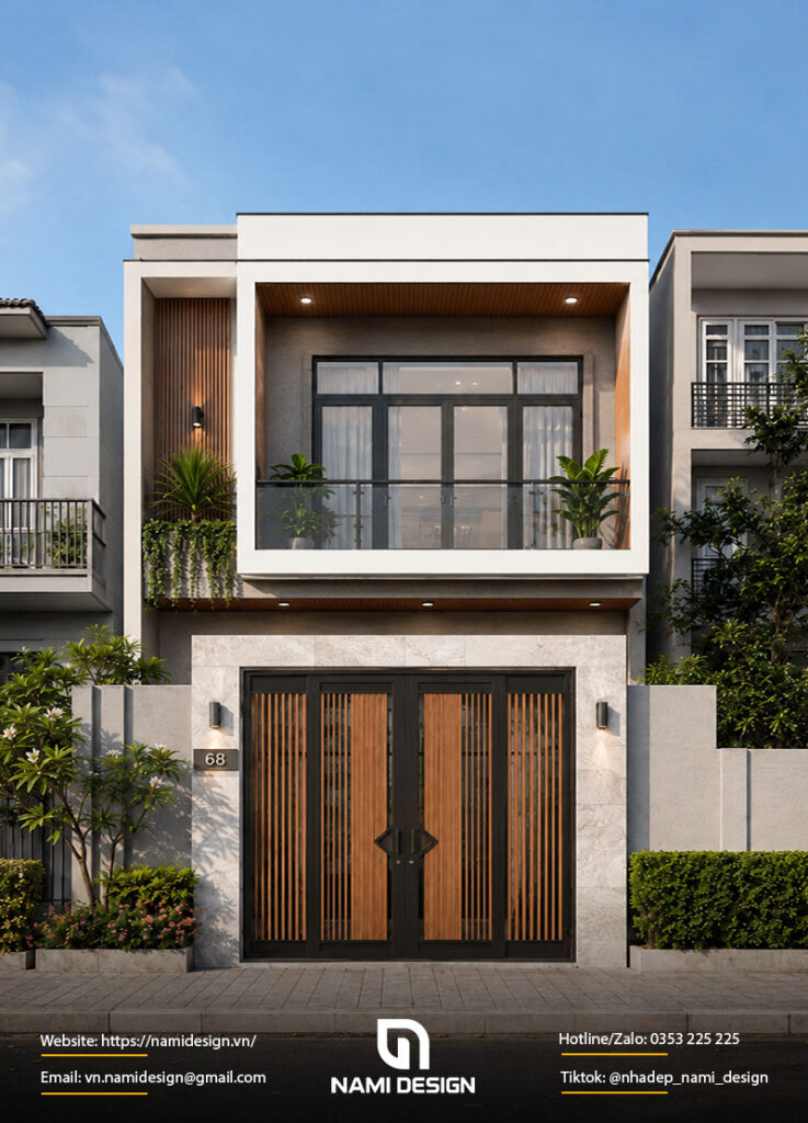 Mẫu nhà 4x10m 3 phòng ngủ
