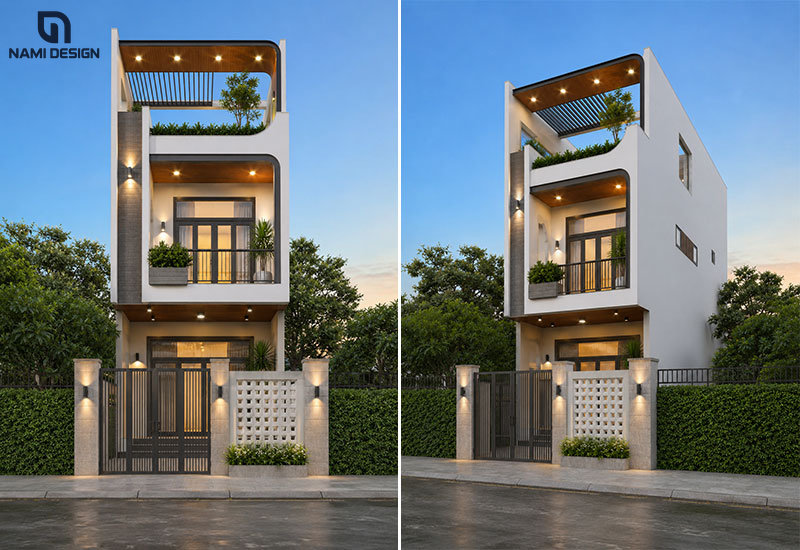 Mẫu nhà 5x10m có gác lửng