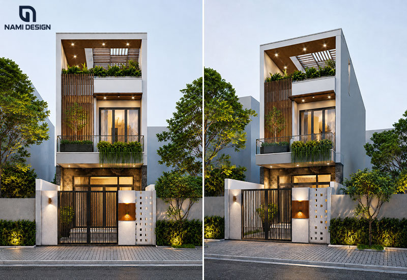 Mẫu nhà 5x10m mái bằng