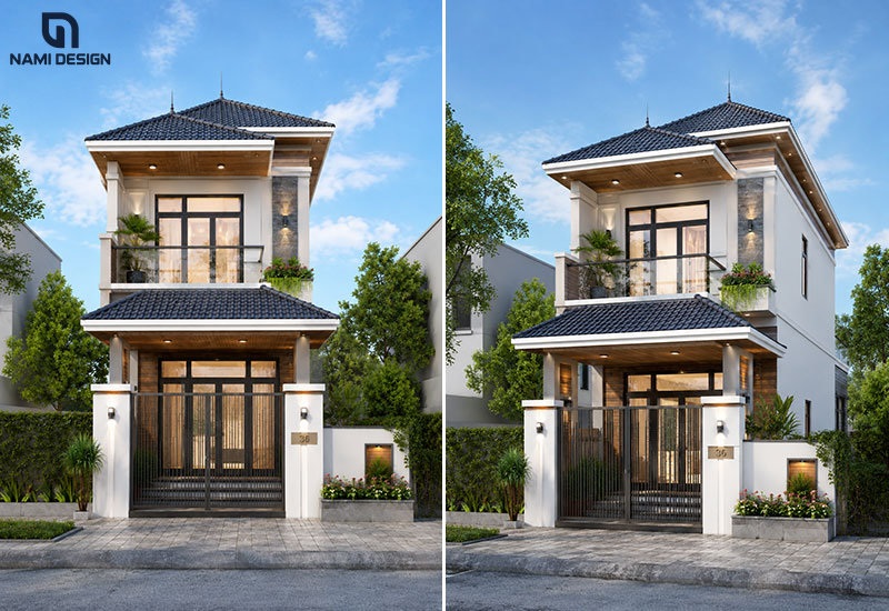 Mẫu nhà 5x10m mái Nhật