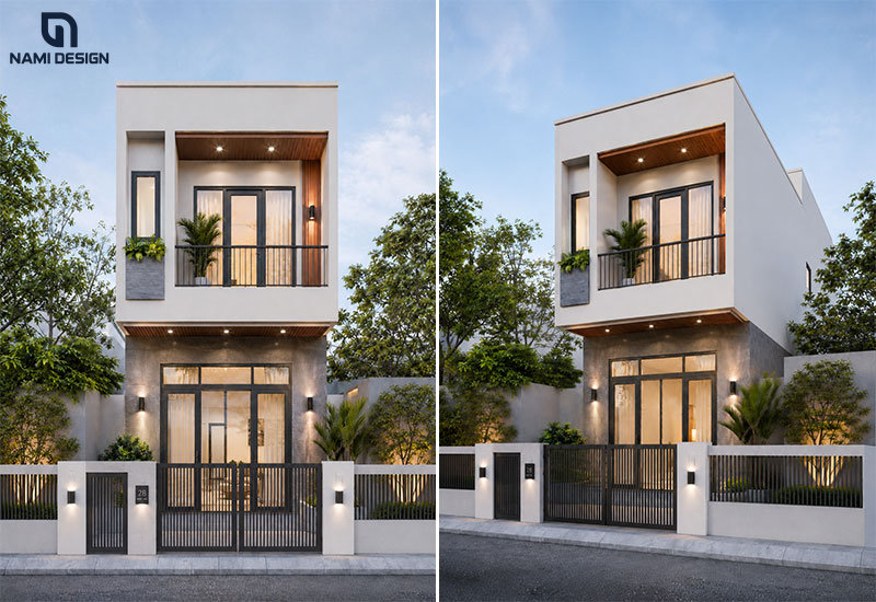 Mẫu nhà 5x10m tối giản