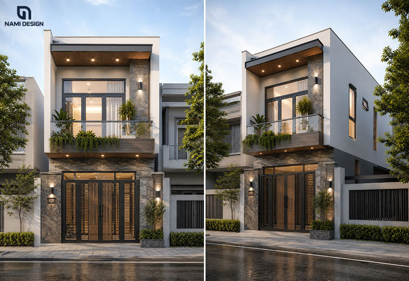Mẫu nhà 6x10m 2 tầng