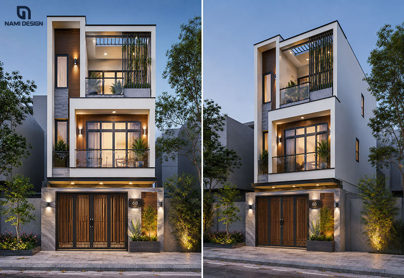 Mẫu nhà 6x10m 3 tầng
