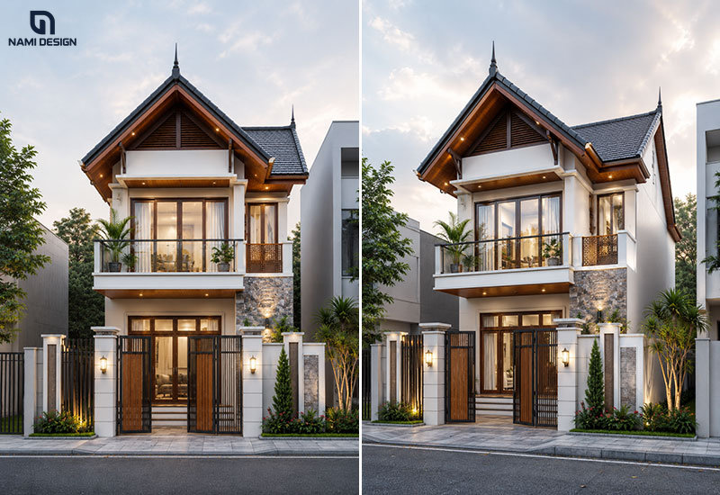 Mẫu nhà 6x10m mái Thái