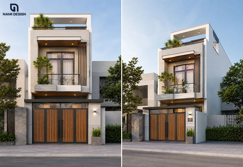 Mẫu nhà 6x10m phong cách tối giản