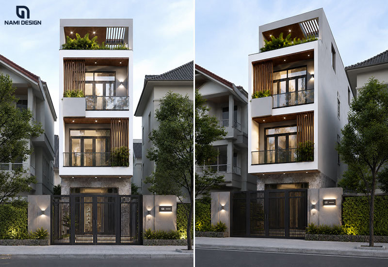 Mẫu nhà 6x15m hiện đại