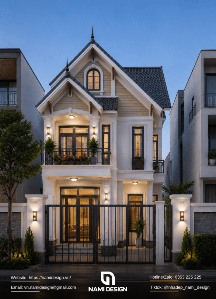 Mẫu nhà 6x15m mái Thái