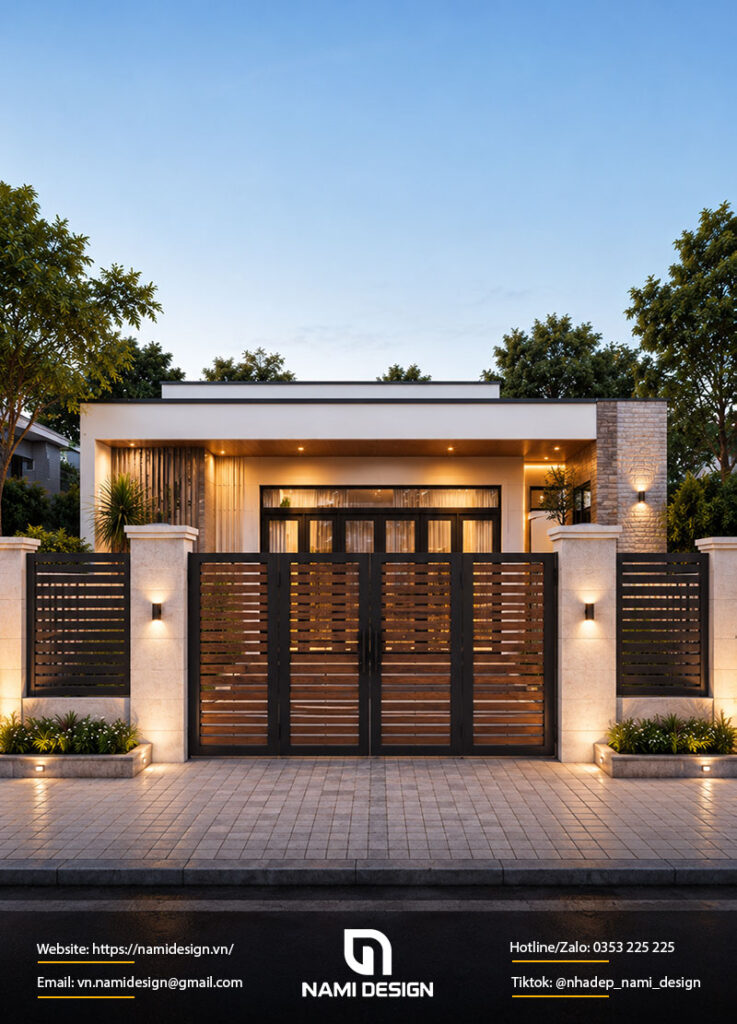Mẫu nhà 6x8m 1 tầng hiện đại