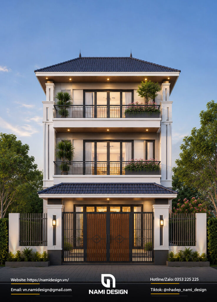 Mẫu nhà 6x8m 3 tầng