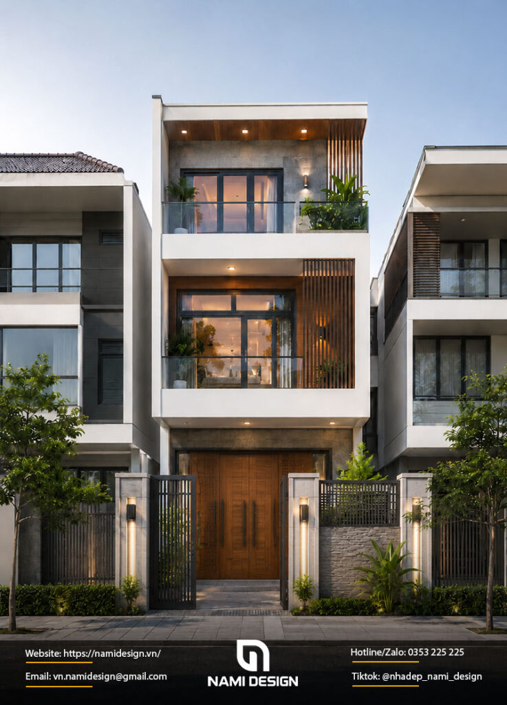Mẫu nhà 8x12m hiện đại