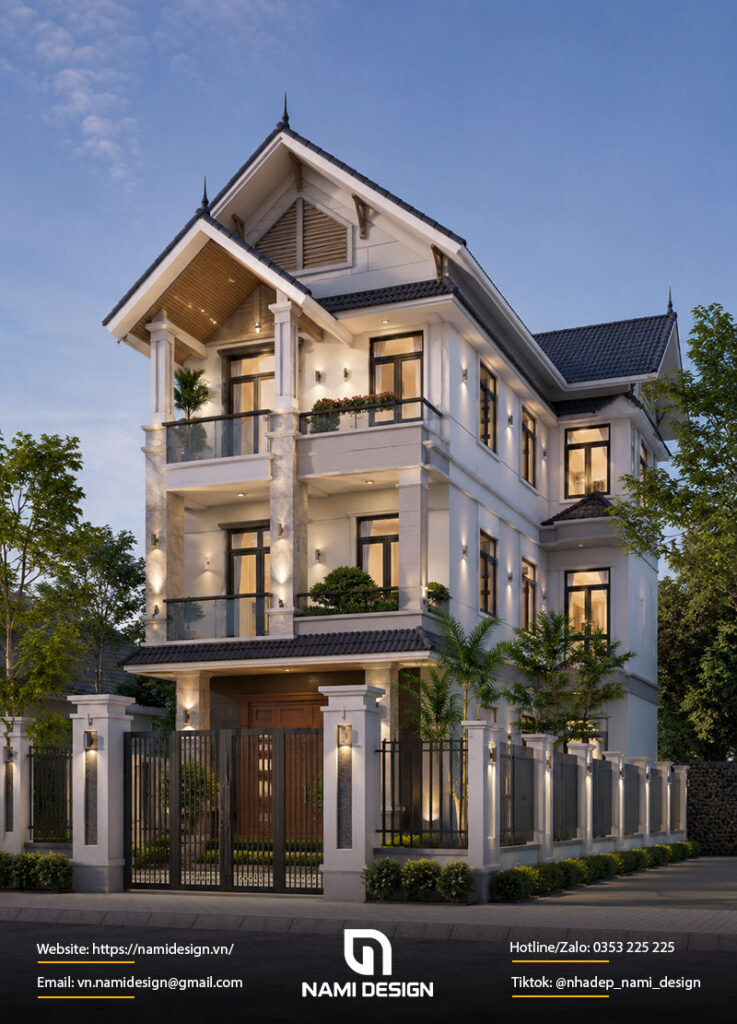 Mẫu nhà 8x12m mái Thái