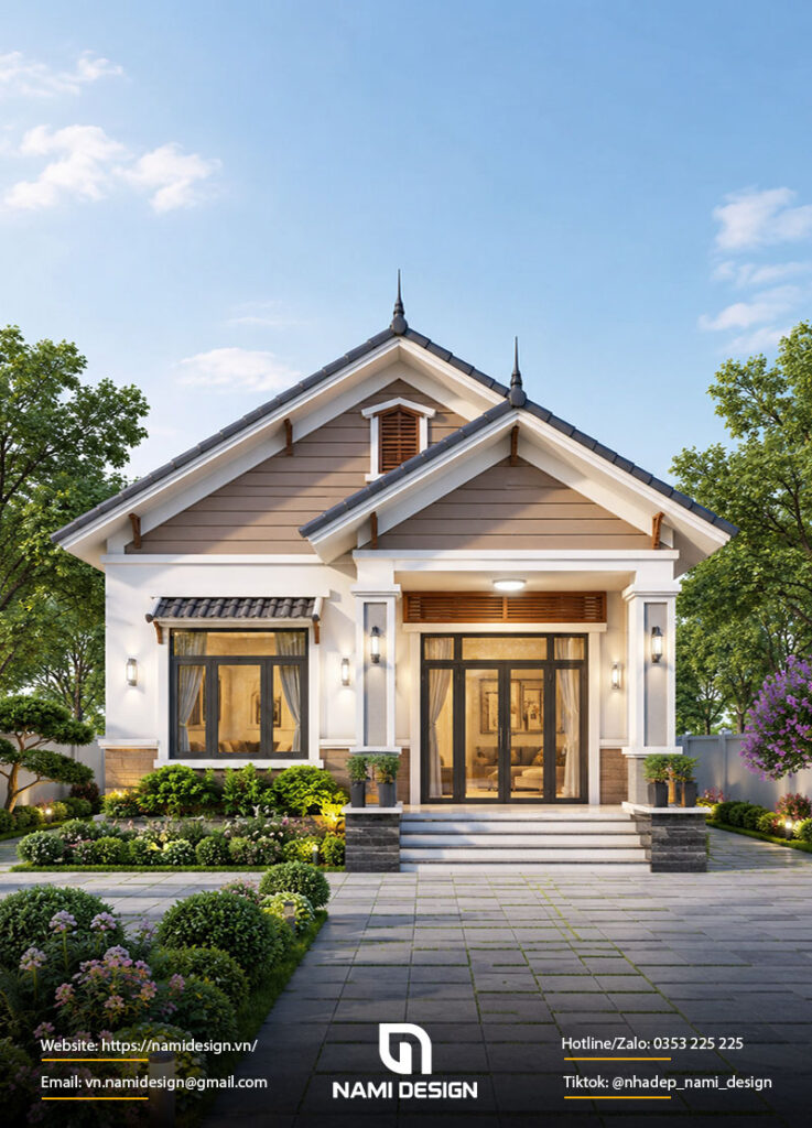 Mẫu nhà cấp 4 6x8m