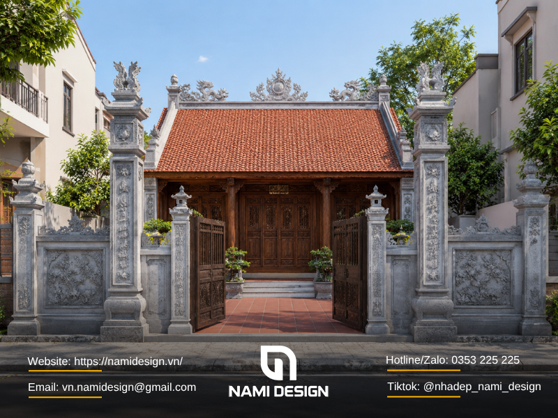Mẫu nhà thờ họ trên khu đất hẹp