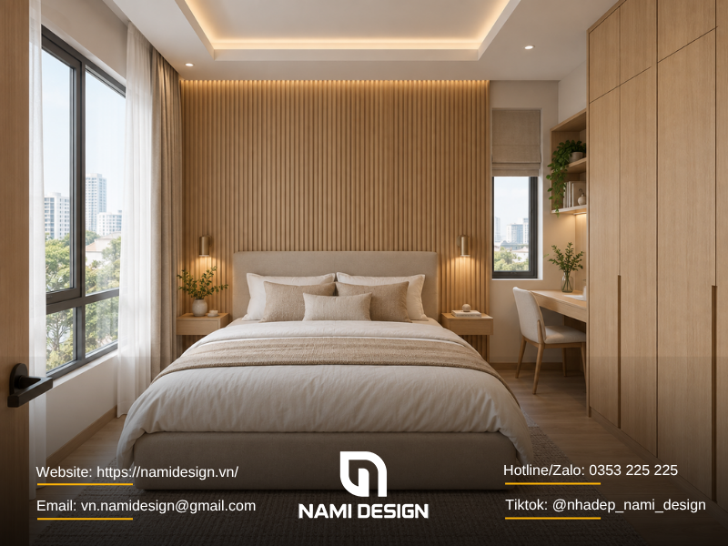 Mẫu phòng ngủ nhỏ 12m2