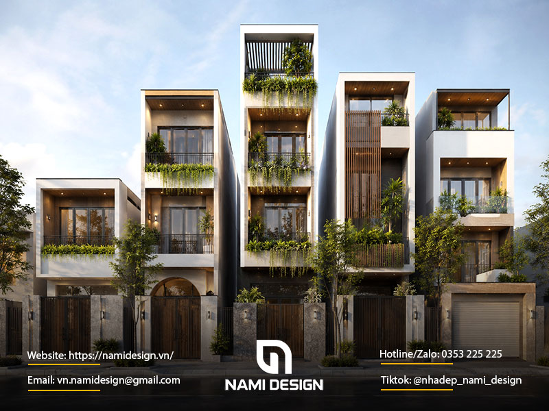 NAMI Design nhận thiết kế những loại nhà ống nào