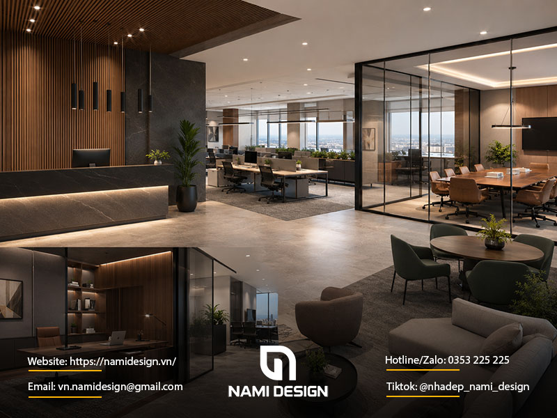 NAMI nhận thiết kế những loại văn phòng nào