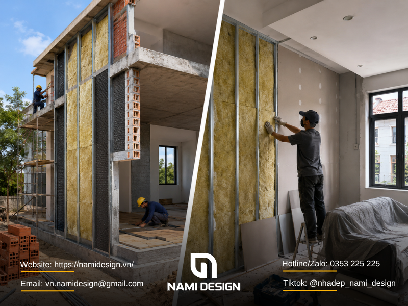 Nên cách âm từ khi xây mới hay cải tạo sau