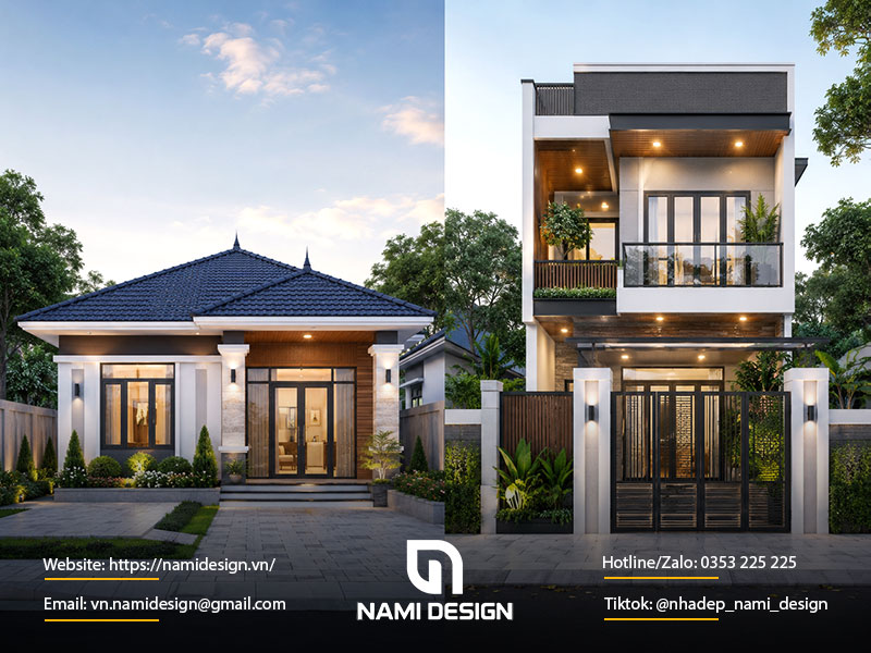 Nên xây nhà 1 tầng hay 2 tầng: Trả lời nhanh