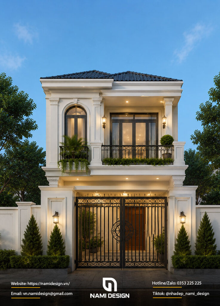 Nhà 2 tầng 60m2 tân cổ điển
