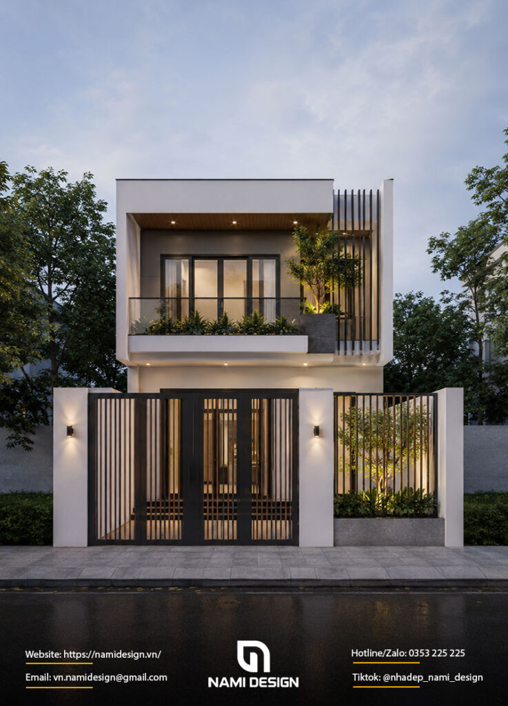 Nhà 2 tầng 60m2 tối giản