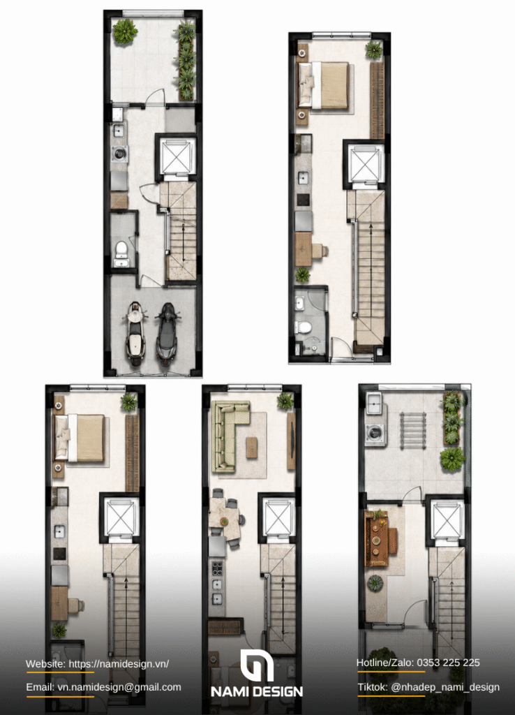 Nhà 3x10m 4-5 tầng có thang máy hoặc kết hợp cho thuê