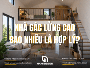 Nhà gác lửng cao bao nhiêu