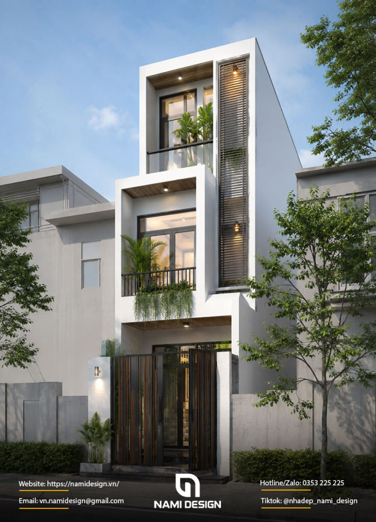 Nhà lệch tầng rộng 3m