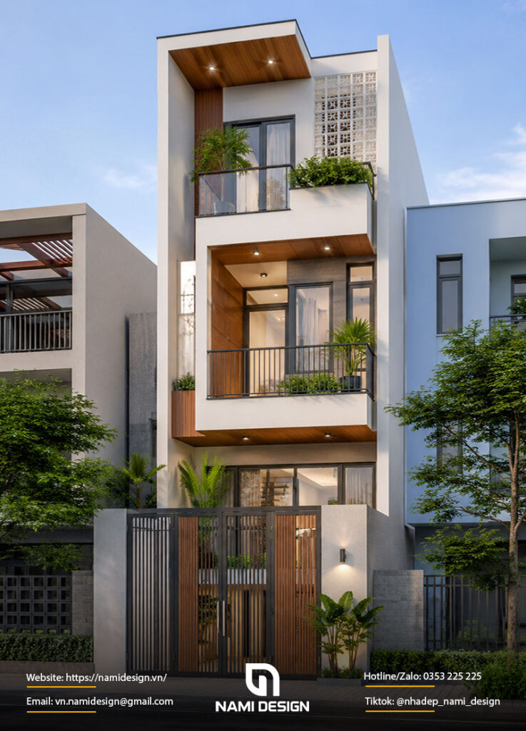 Nhà lệch tầng rộng 4m
