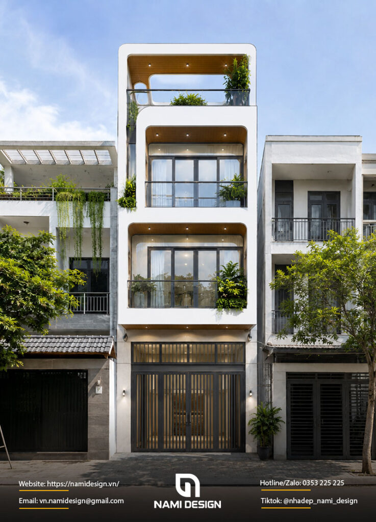 Nhà ngang 3m 3 tầng 1 tum
