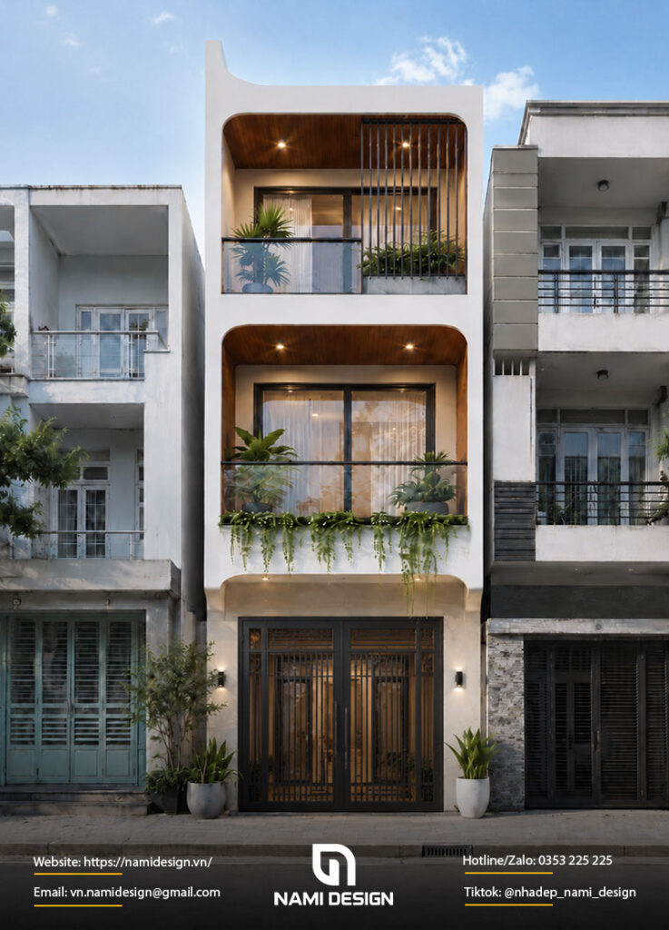 Nhà ngang 3m 3 tầng