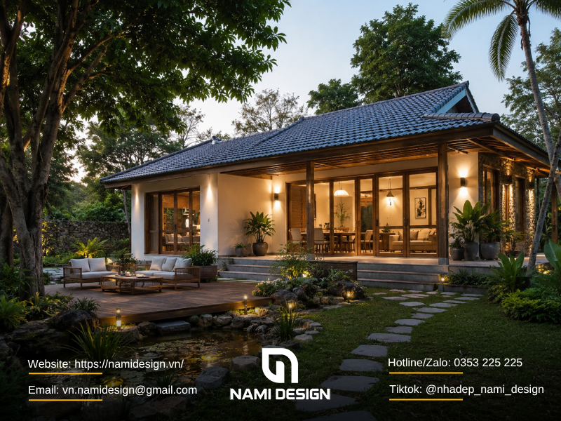 Nhà nghỉ dưỡng cuối tuần ở quê
