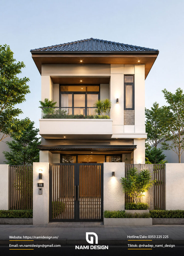 Nhà ống 2 tàng mái Nhật có phù hợp nhà phố Việt Nam không