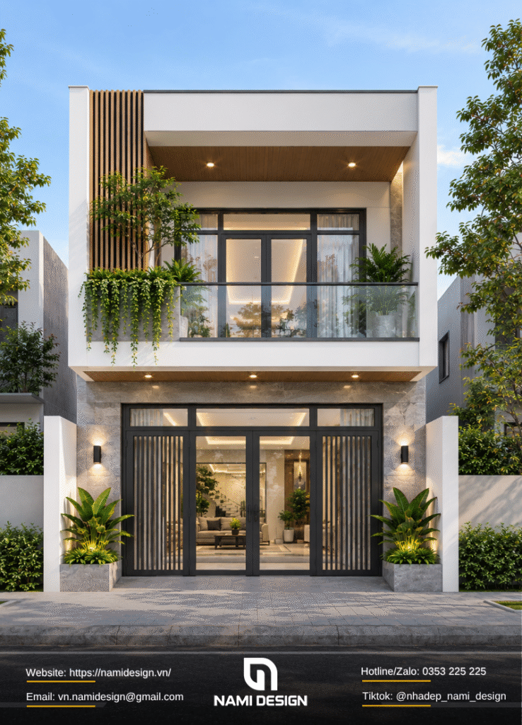Nhà phố 4x16m 2 tầng hiện đại