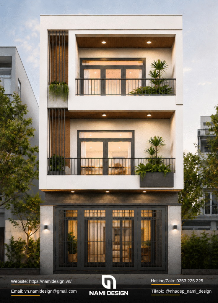 Nhà phố 5x16m tối giản, dễ kiểm soát chi phí