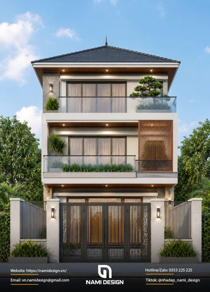 Nhà phố chiều rộng 7m 3 tầng