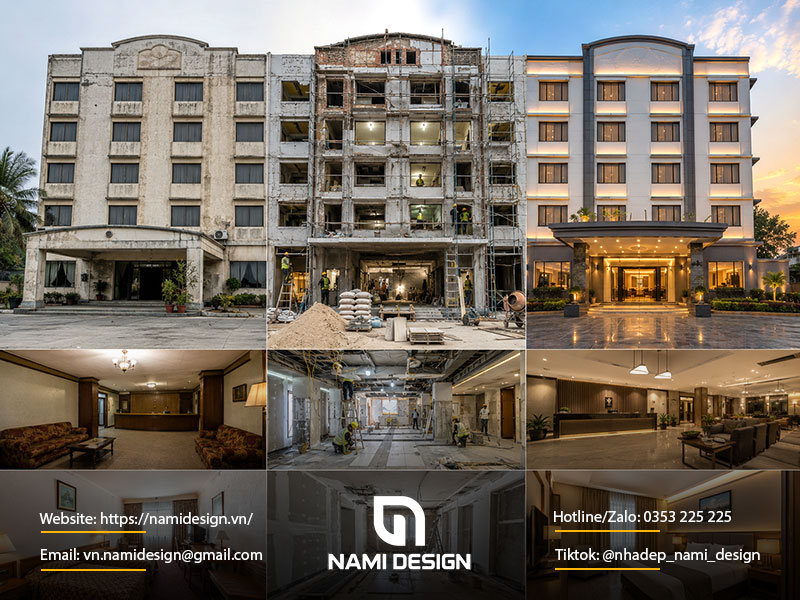 Quy trình cải tạo khách sạn tại NAMI Design