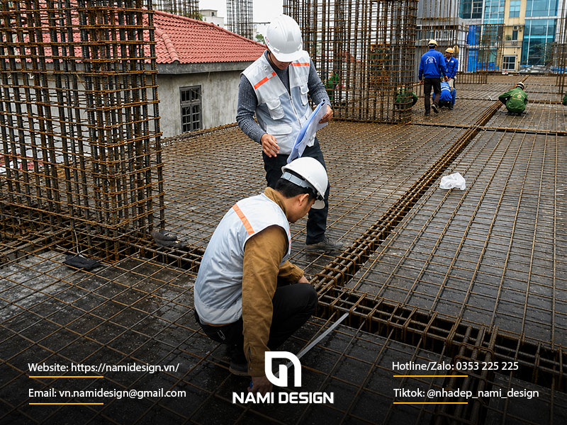 Quy trình giám sát thi công xây thô tại NAMI Design