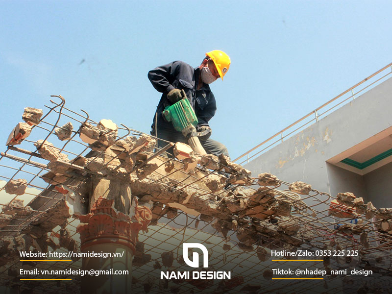 Quy trình phá dỡ nhà trọn gói tại NAMI Design