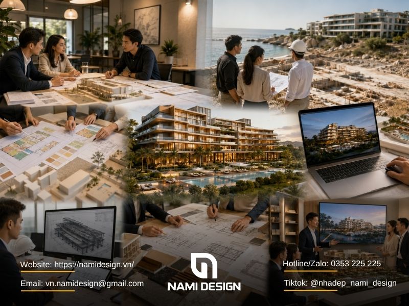 Quy trình thiết kế khách sạn tại NAMI Design