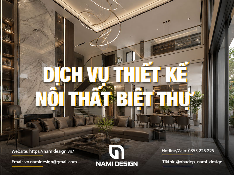 Thiết kế nội thất biệt thự