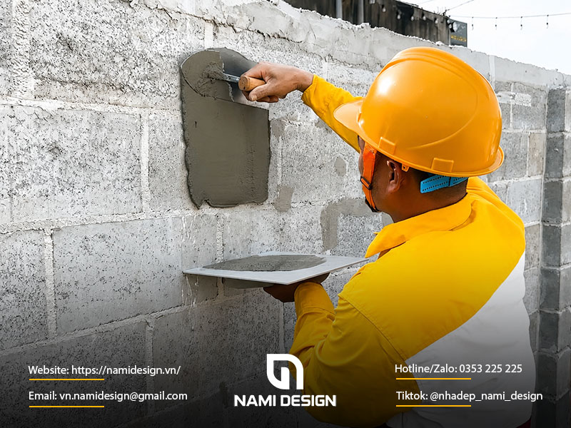 Tìm hiểu trát tường bao nhiêu tiền 1m2