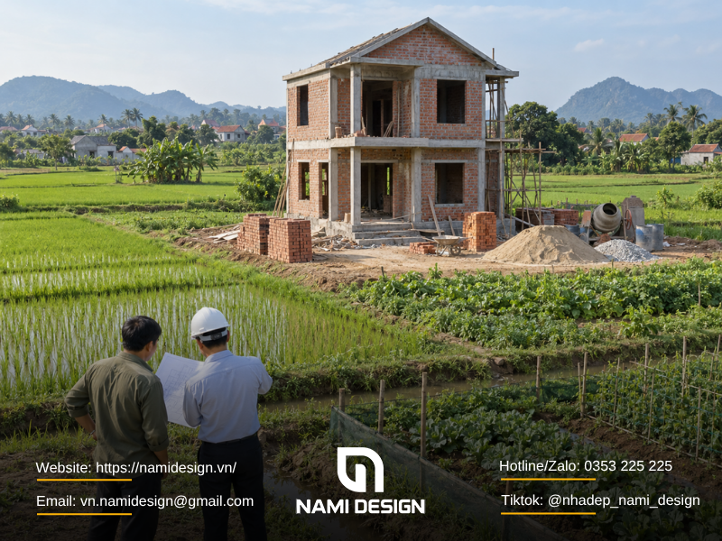 Tìm hiểu việc xây nhà trên đất nông nghiệp