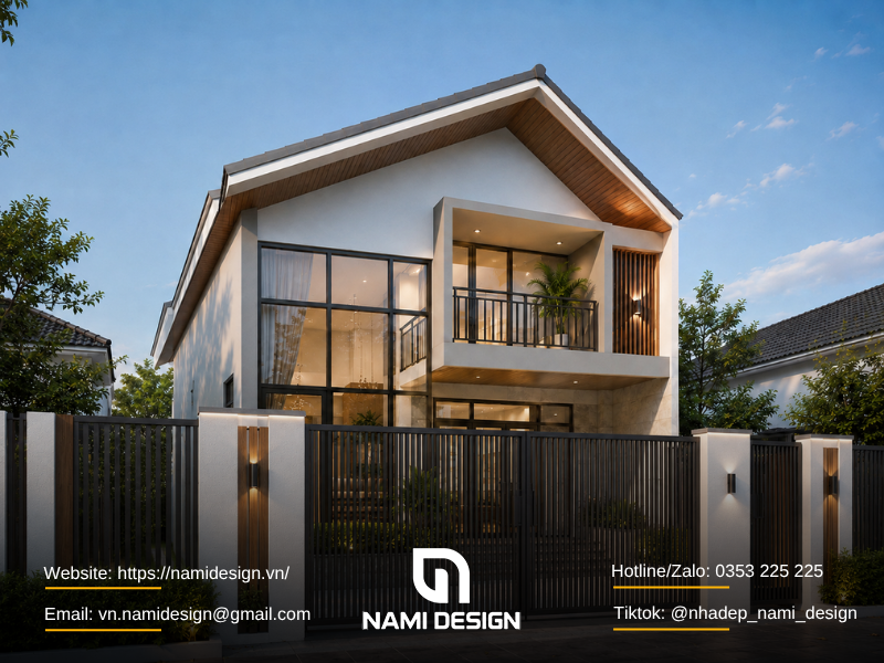Tổng hợp các mẫu nhà gác lửng 3 phòng ngủ