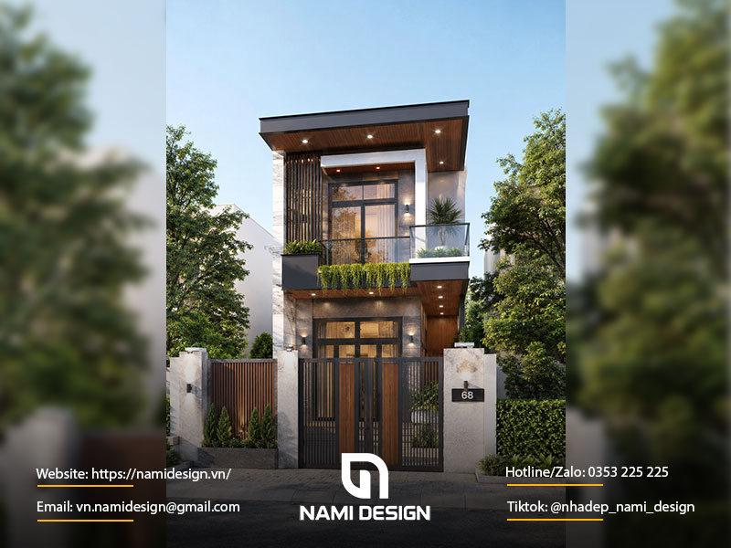 Tổng hợp các mẫu nhà ống 2 tầng đẹp ở nông thôn
