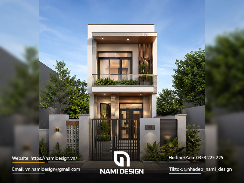 Tổng hợp các mẫu thiết kế nhà 2 tầng 4x10m