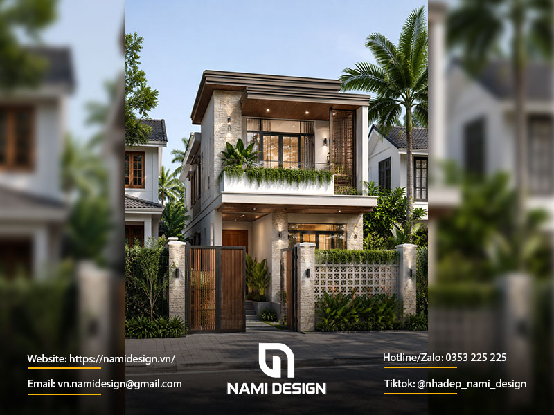 Tổng hợp mẫu thiết kế nhà 2 tầng 8x10m